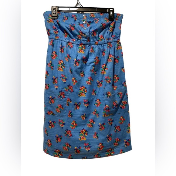 Aerie Floral Blue Dress size M - Picture 1 of 3